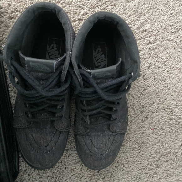 Vans CANVAS SK8-HI Size W 7.5 / M 6 Black - Picture 3 of 5